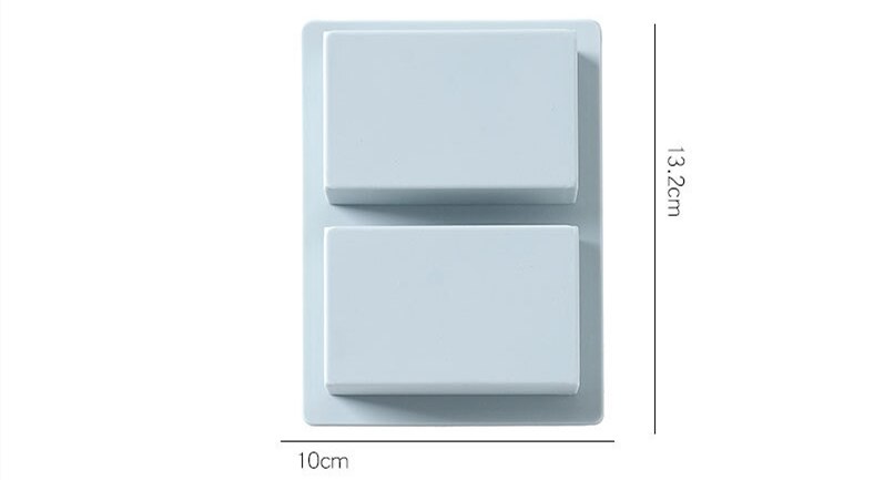 Diy silikone sæbeform til håndlavet sæbefremstillingsformularer 3d form ovale runde firkantede sæberforme sjove hjem diy forsyninger: Himmelblå