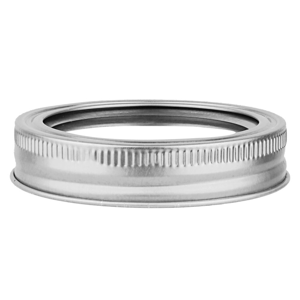 Stainless Steel Mason Jar Lids Tinplate Glass Cup Cap Sealing Ultra Food Fresh Mason Can Cover Wide Mouth Standard Storage Solid: 3