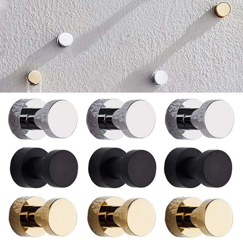 Wieszaki mosiężne wieszak na ubrania ze stali nierdzewnej gospodarstwa domowego półeczki na drobiazgi wieszak na klucze wieszak na płaszcz ręcznik łazienkowy Organizer