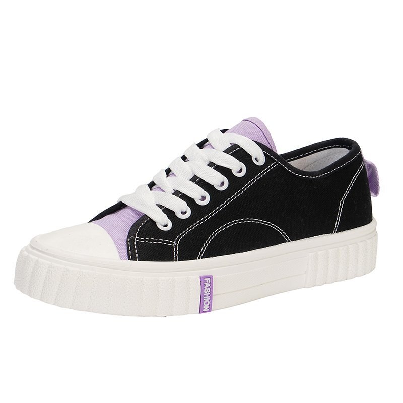 Tenis mujer damskie buty do tenisa oddychająca płócienna platforma wysokość zwiększenie zasznurować obuwie damskie Ourdoor damskie trampki: DW2 / 9