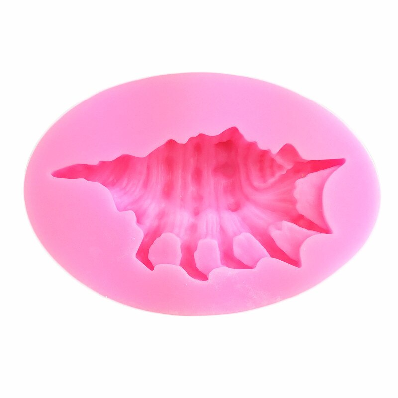 EPASUN Silicone Mold 3D Shell Making Silikon Soap Form Sugarcraft Fondant Art Cake Mold Chocolate Decorating Tool Handmade