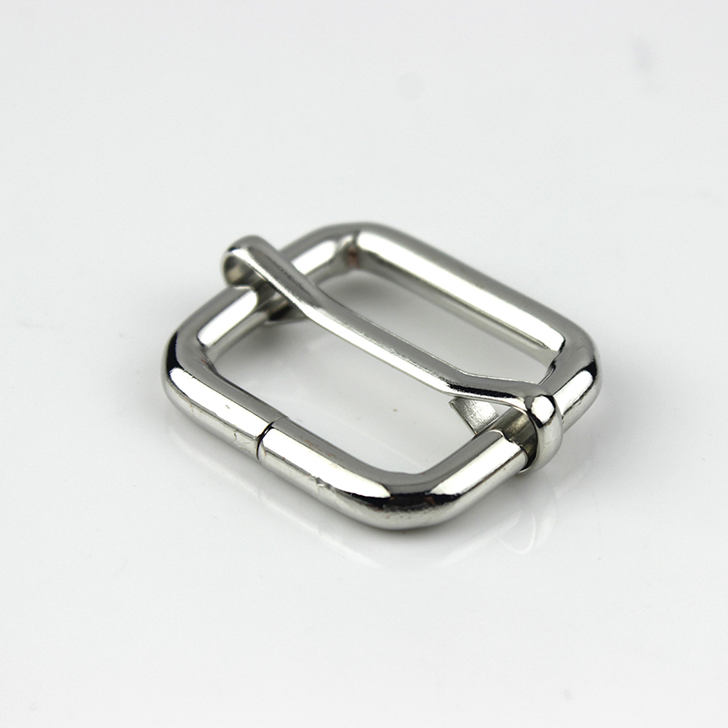 Metaal verdikte lederen tas Rugzak Schouderriem Riem Rechthoek Tri-glide Passen Roller Pin Gesp Slider O-ring: 4# / Antiek Messing