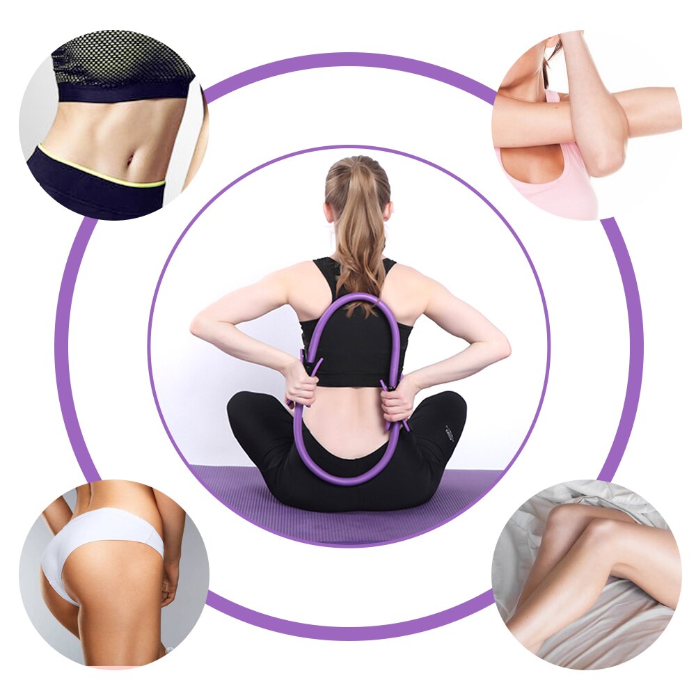 Yoga Pilates anneau magique enveloppement minceur musculation formation robuste PP + NBR matériel Yoga cercle 5 couleurs #