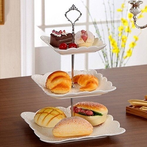 1 Set 2 or 3 Tiers Sweets Candy Cupcake Tray Wedding Party Cake Display Stand