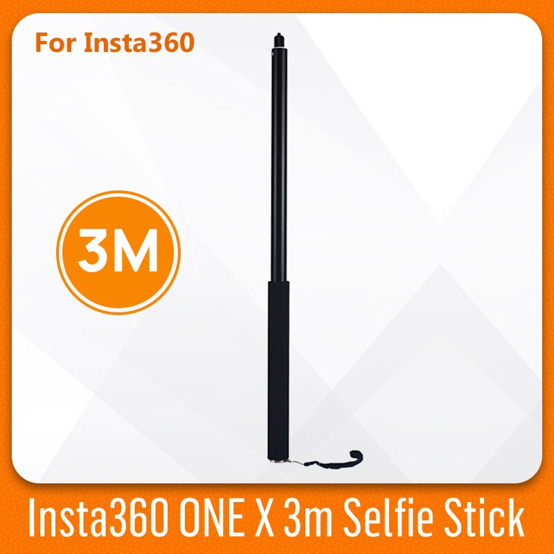 Insta360 eins X Verlängerung Stange 3m Selfie Stock Aluminium Legierung für Insta 360 eins X Einbeinstativ Selfie Pole Panorama kamera Zubehör