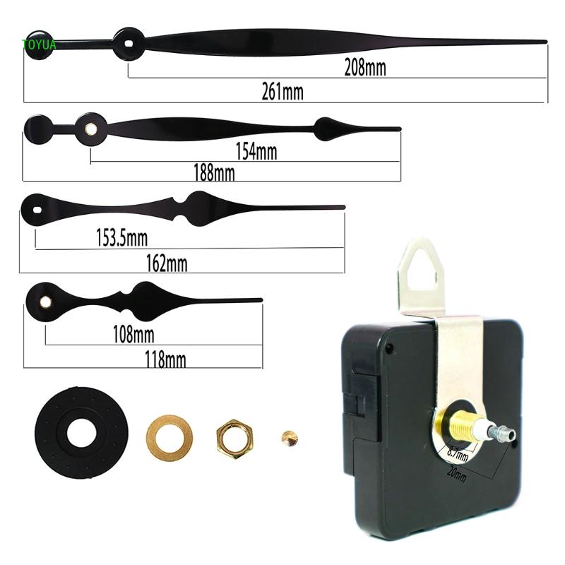 1 einstellen Hohes Drehmoment Uhrwerk Mechanismus mit 2 Paar Hände Uhr Reparatur Teile Ersatz Uhr Movemen NM