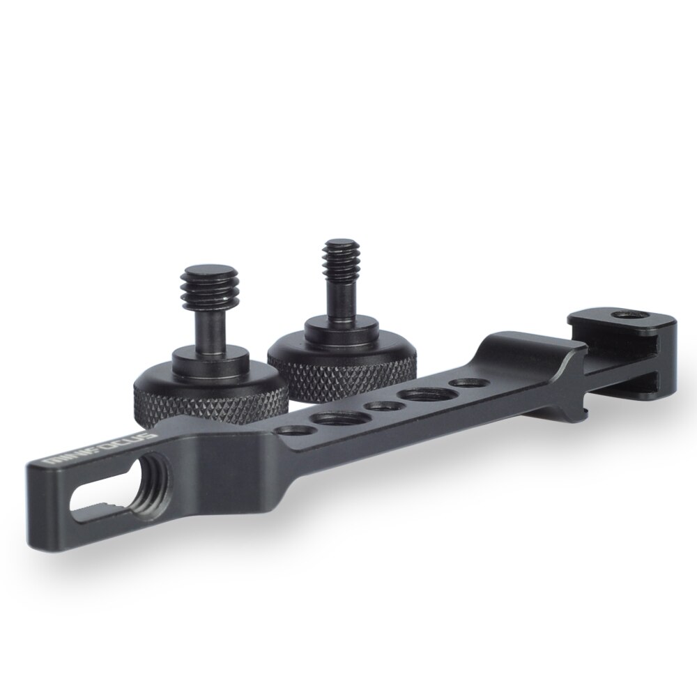 Microphone Extension Arm Dual Shoe Monitor Mount Bracket for Feiyutech AK4000 AK2000 Moza Air 2 Mini-mi Gimbal Accessories