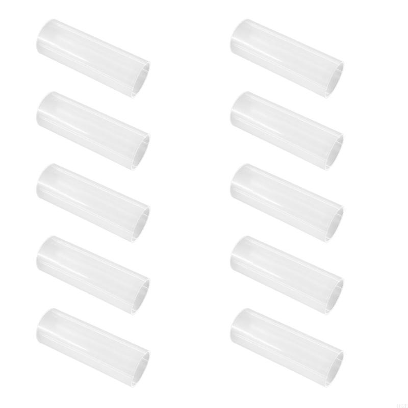 1PC/5PCS 18650 to 21700 Battery Adapter Sleeve for Flashlights, ABS Battery Converter Transparent and Insulating