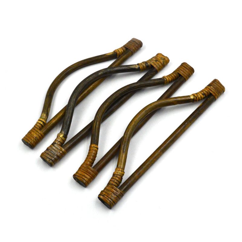 Manici in Legno per La Produzione di Borsa Della Borsa di Legno solido Maniglie per La Riparazione Borsa A Mano