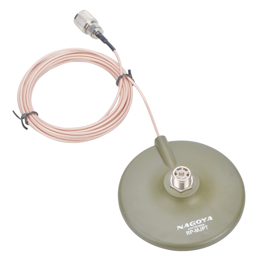 Soporte magnético de antena móvil con conector RG316, 5m, PL259, soporte magnético fuerte de Nagoya, tamaño de base de 110mm, RB-MJPT de enchufe SO239