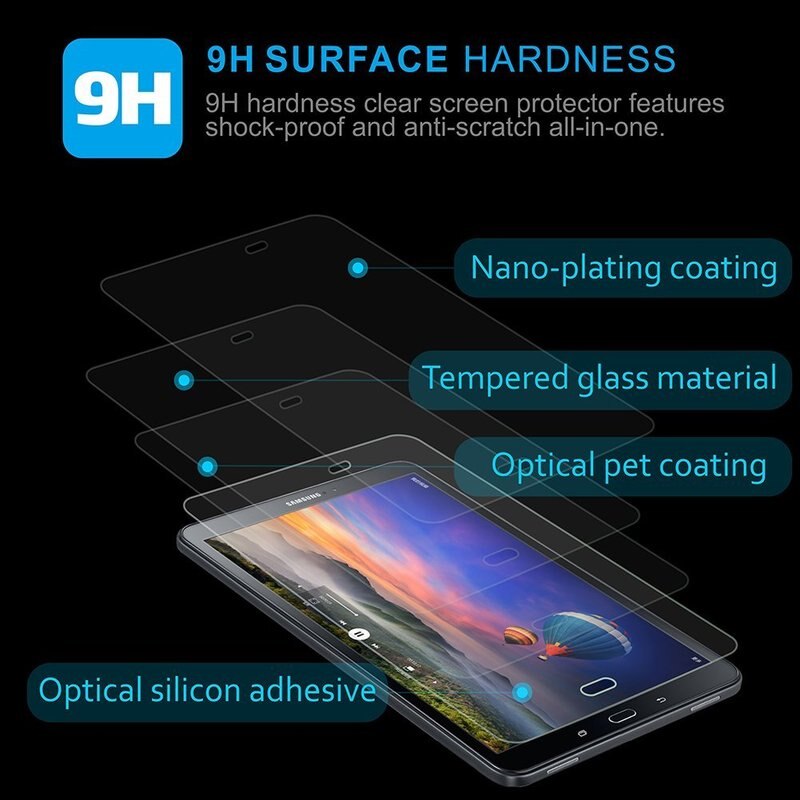 De vidrio templado para Samsung Galaxy Tab A A6 7,0 Protector de pantalla para Galaxy Tab 10,1 SM-T580 T585 SM-P580 P585 T280 SMT285