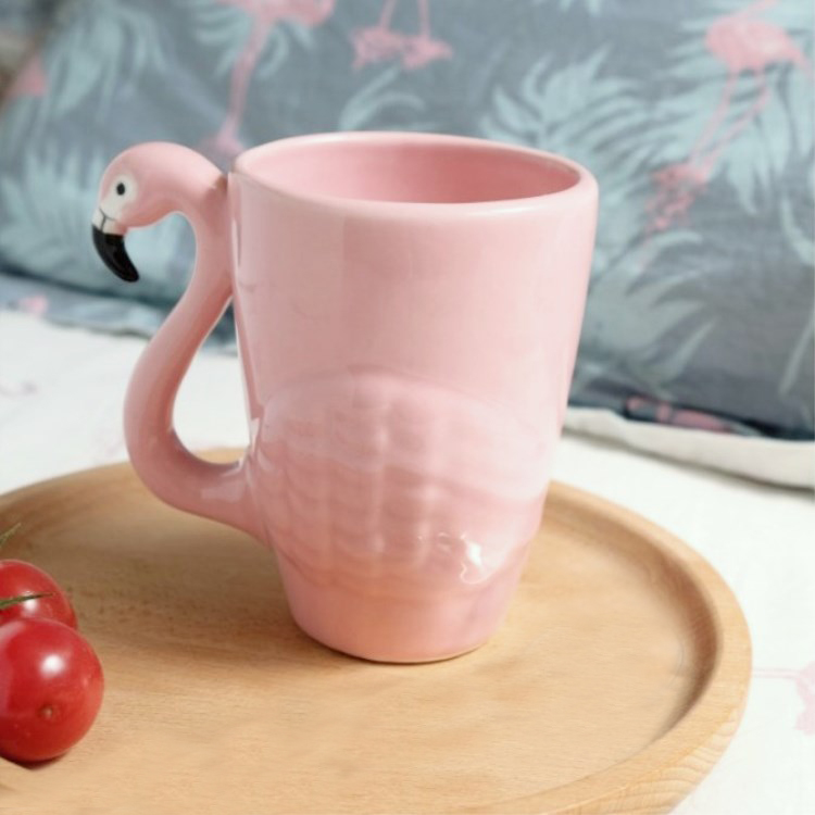 Fantasy 3D Flamingos Bird Coffee Mug Teapot Birthd...  Grandado