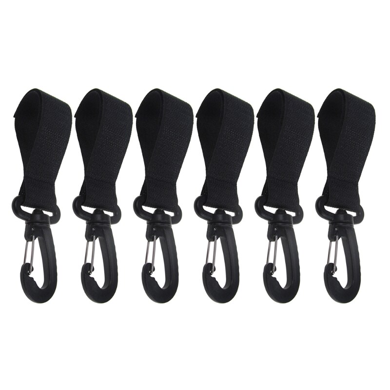 2022 6× Kayak Marine Boat Paddle Oar Clips Fishing Rod Holder Surfing Paddle Buckle Or 1/5pc Double Hooks Triangle Carabiner: 6pc
