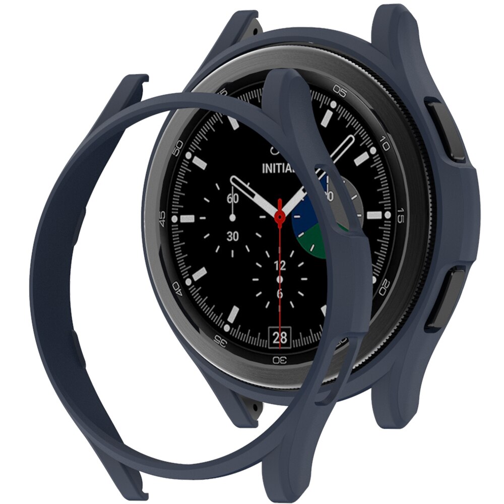 Pokrowiec na zegarek Samsung Galaxy Watch 4 Classic 42 mm 46 mm, matowe etui PC Wszechstronna powłoka ochronna zderzaka do Galaxy Watch 4: Niebieski / 2-3,9 cala