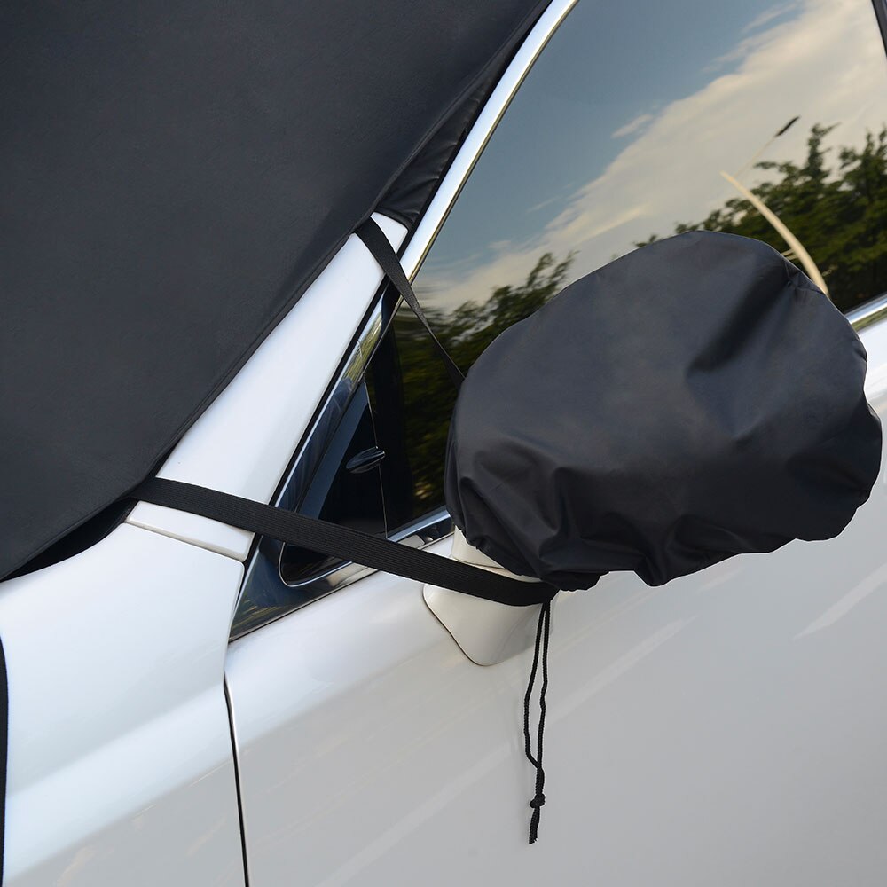 Vehemo Sneeuw Auto Zonneklep Voorruit Zonnescherm Zonnescherm Cover Block Cover Protector Voor Sneeuw Winter Auto Zonnescherm