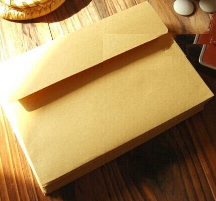10 teile/los 175*125mm/Neue vintage Natur stil blank Kraft papier umschläge schüler DIY Multifunktions umschlag