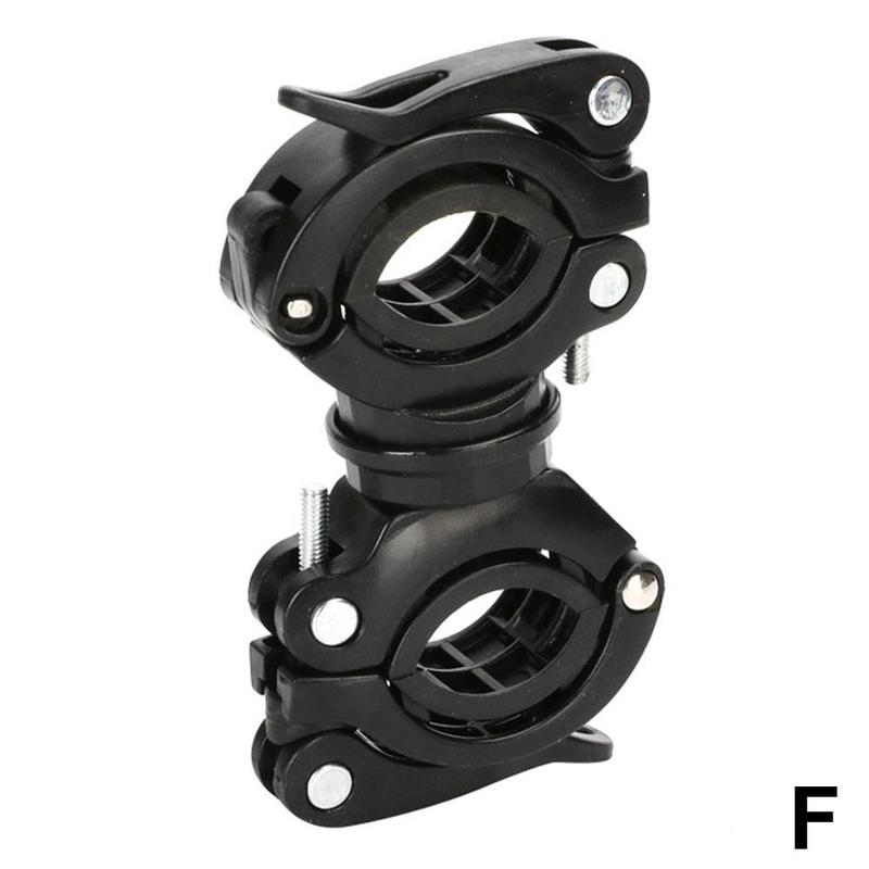 Lamp Holder Bicycle Flashlight Lamp Holder Front Lamp Mountain Holder Bike Accessorie Fixed Bike Holder Riding Bracket Equi J3d5: F