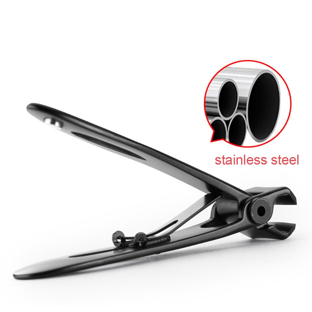 Stainless Steel Wide Mouth Thick Nail Trimmer Toenail Fingernail Cutter Clippers & Trimmers