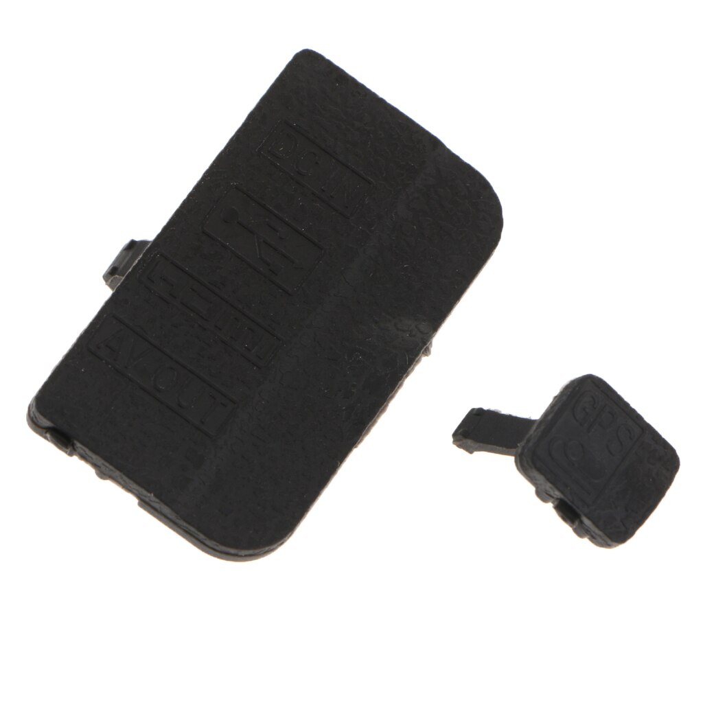 Cubierta de goma USB GPS para Nikon D90 HDMI DC IN AV OUT, tapa de interfaz, soporte de tapa de piel