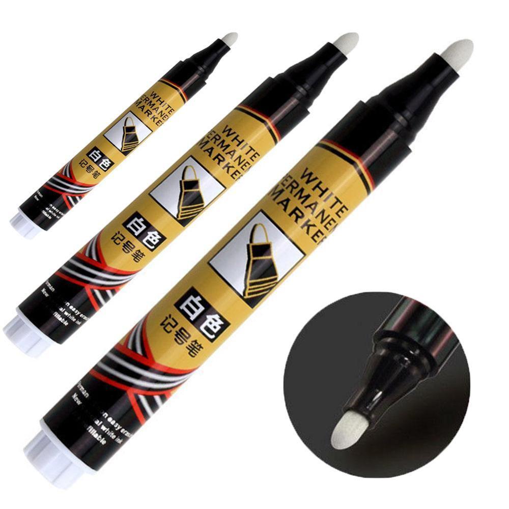 1pc White Waterproof Rubber Permanent Paint Marker Pen Environmental Car Tread Tire Painting