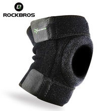 ROCKBROS-rodilleras elásticas ajustables, profesionales para correr, soporte deportivo para rodilla, de seguridad, para ciclismo, baloncesto y voleibol
