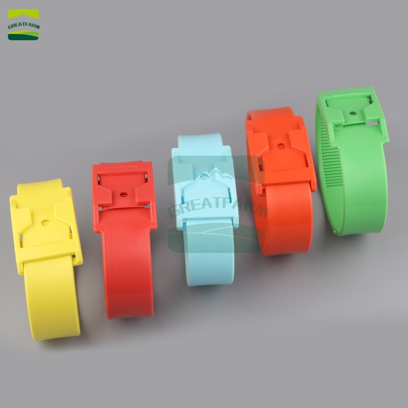 Cow color identification belt cow foot mark foot ring belt legging identification mark belt ranch management product 10 per pack: green