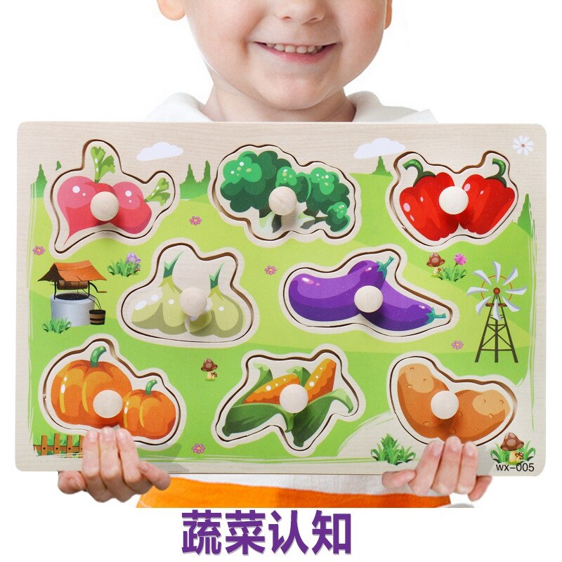 Puzzle Spielzeug Pädagogisches Spielzeug Kinder Spielzeug Baby Spielzeug Für Kinder Holz Puzzle Cartoon Holz Montessori Erkenntnis Kinder Spielzeug: ZMP096-09