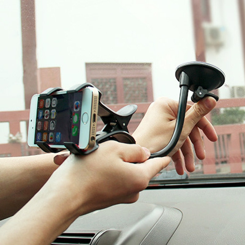 360 Auto Houder Slot Beugel Voor Mobiele Mobiele Telefoon Iphone Gps Universele Auto Interieur Stand Universele Auto Bracket Accessoire