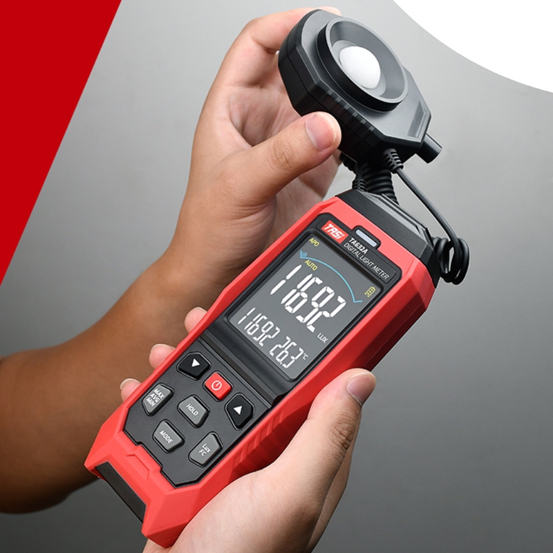 TA632A Digital Light Meter Photography Luxmeter 200000 Lux/Fc for Hotels Restaurants Airports Corrosion-proof Sensitive