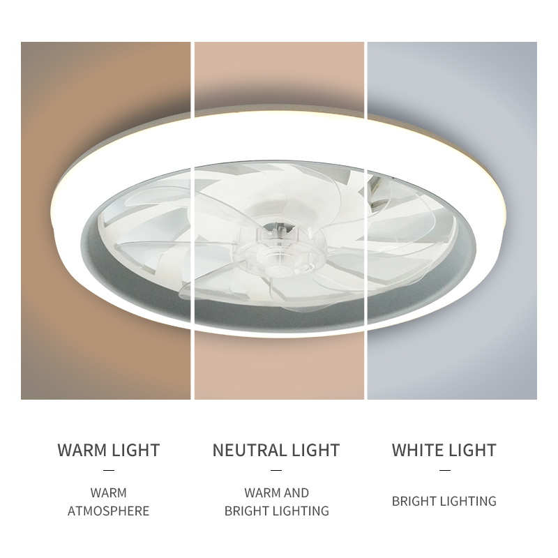 Led Plafondventilator Licht Eenvoudige En Koele Stijl Afstandsbediening Met Oneindig Dimmen 6 Niveaus Van Windsnelheid Woonkamer Slaapkamer