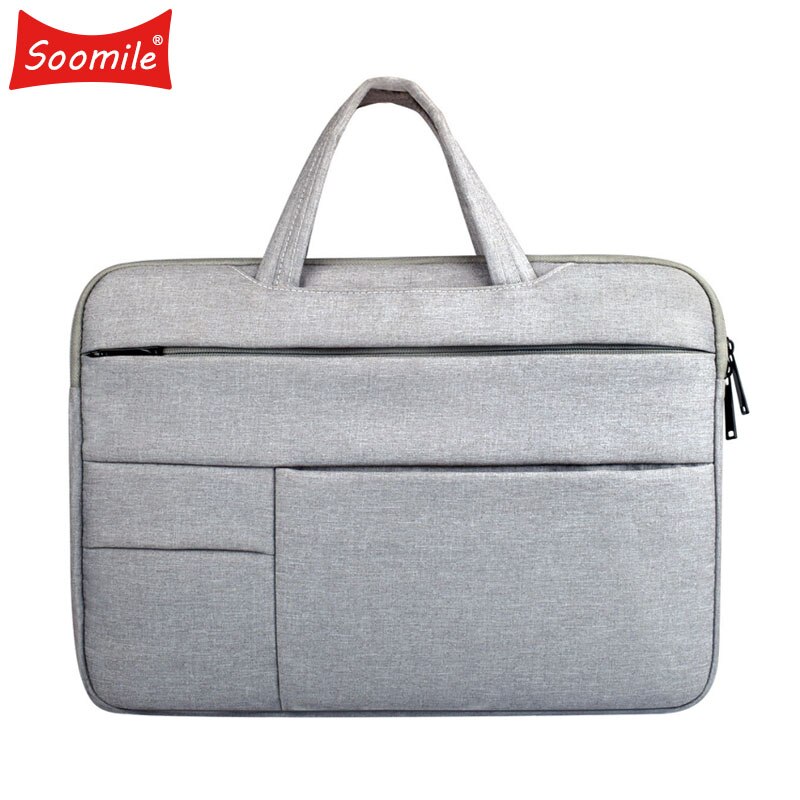 Soomile 12-15 Laptop Tasche Tragbare Männer Aktentasche Multi-funktion Notebook Computer Tasche Männlichen Einfache Büro Business Handtasche