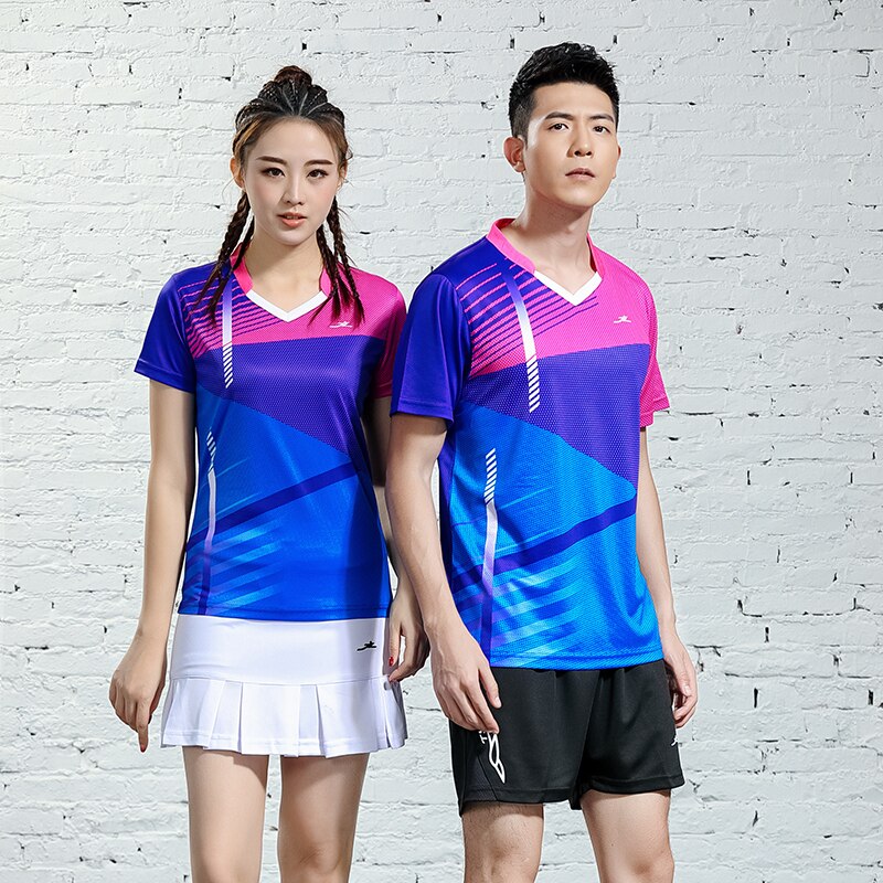 Szybkoschnące ubrania robić badmintona męskie, damskie sportowe zestawy robić badmintona, koszulki tenisowe, spódniczki robić badmintona, zestawy tenisowe, stroje robić badmintona 2618