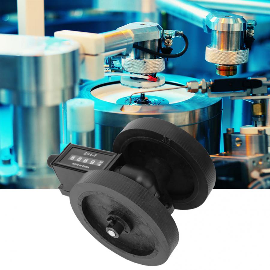 contador digital Five Digit Length Measuring Tool Leather Cable Plastic Length Rolling Counter 0~9999.9 contador digital