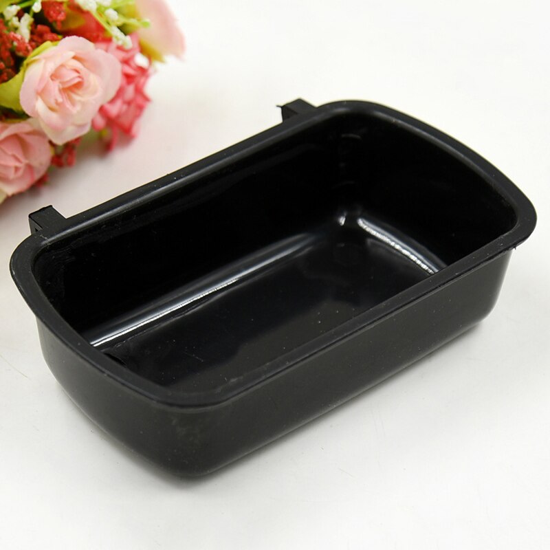 Vogel Hamster Kom Rechthoekige Voedsel Kom Kleine Huisdier Kooi Opknoping Drinken Voedsel Feeder Cup Voeden Baden Huisdier Voedsel Gereedschappen