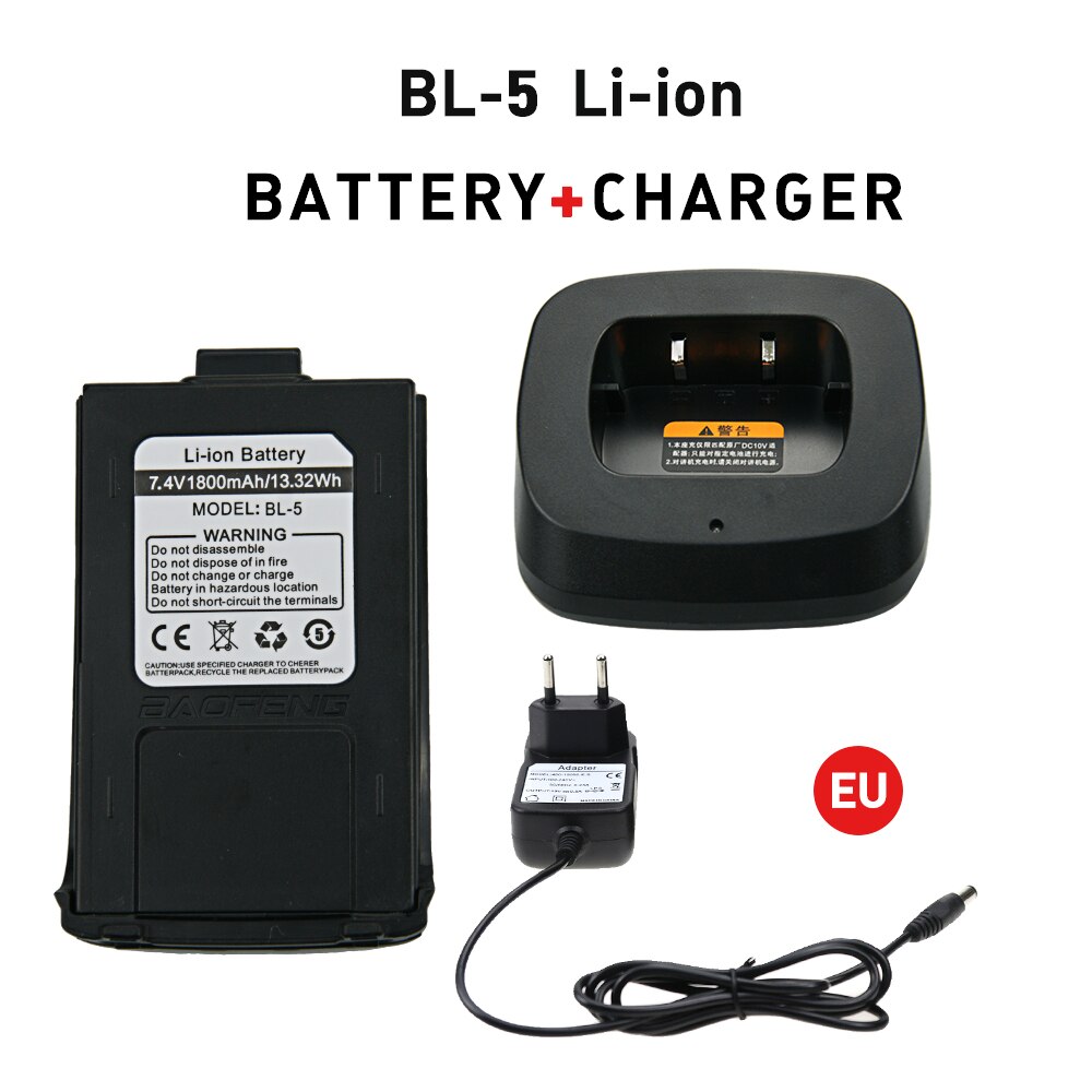 Original Batterie 1800mAh 7,4 V Li-Ion Batterie Für Baofeng GT-3 GT-3TP GT3 GT3TP &Ampere; GT-3 markieren-II markieren-III zwei Weg Radio: EU