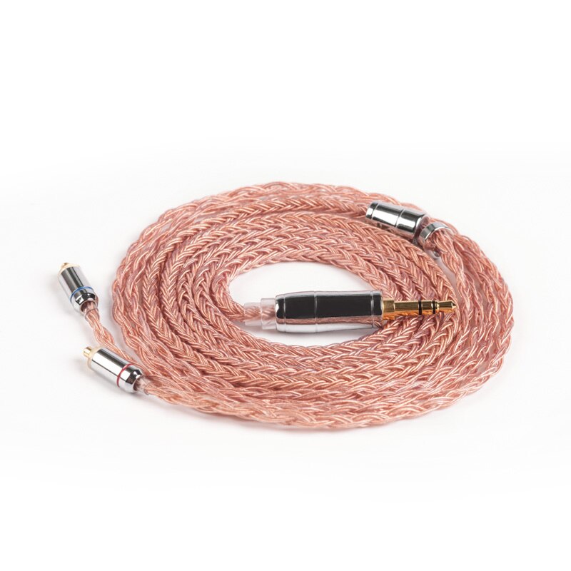 Kbear 16 núcleo prata chapeado equilibrado cabo 2.5/3.5/4.4mm com mmcx/2pin/qdc conector para zs10 pro as10 zsx zsn pro c12 BL-03: MMCX3.5