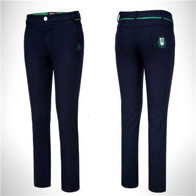 Dame elastiske bukser med stram bund dame varme fleece åndbare golfbukser kvindelige solf straight sportsbukser  aa51865