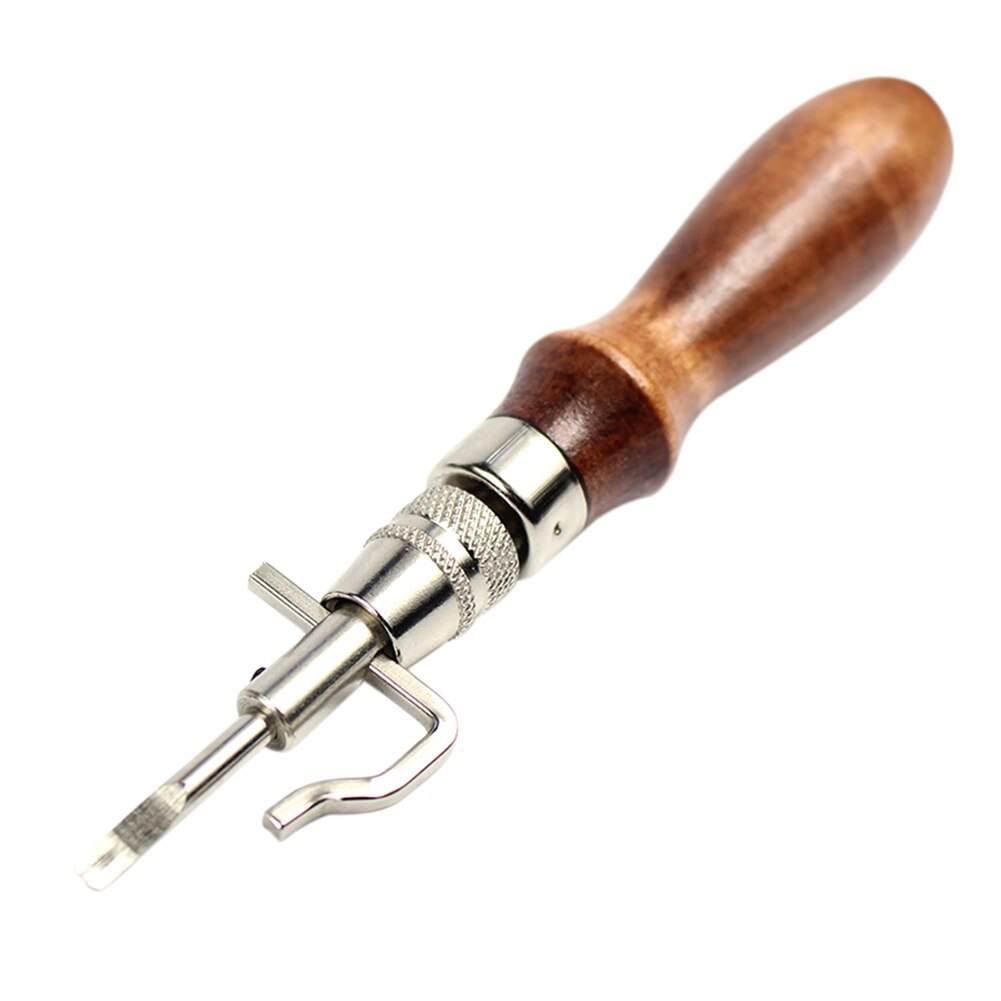 5 In 1 Grooving Tool Cut Boren Gaten Multifunctionele Trencher Rand Drukken Voor Leer: Default Title