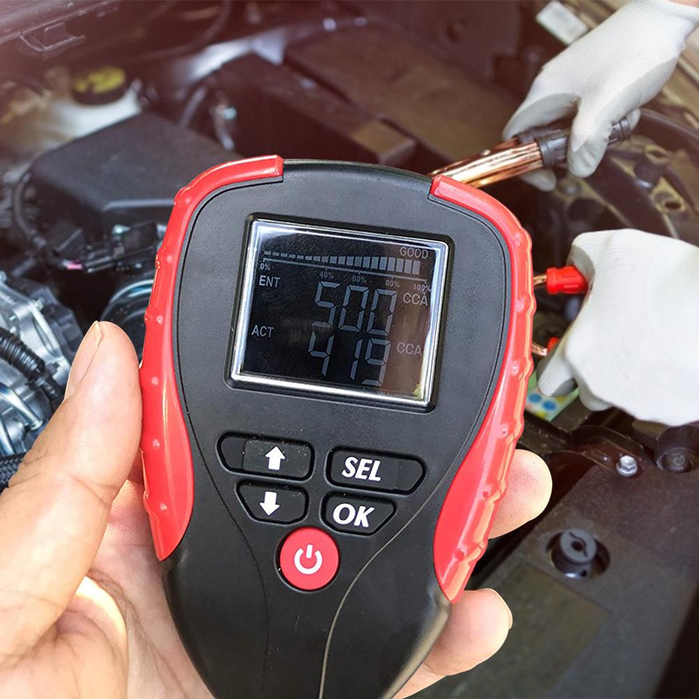 Digital 12V Car Battery Tester Automotive Battery Electronic Load Battery Meter Analyze Diagnostic Tool Car Battery Tester