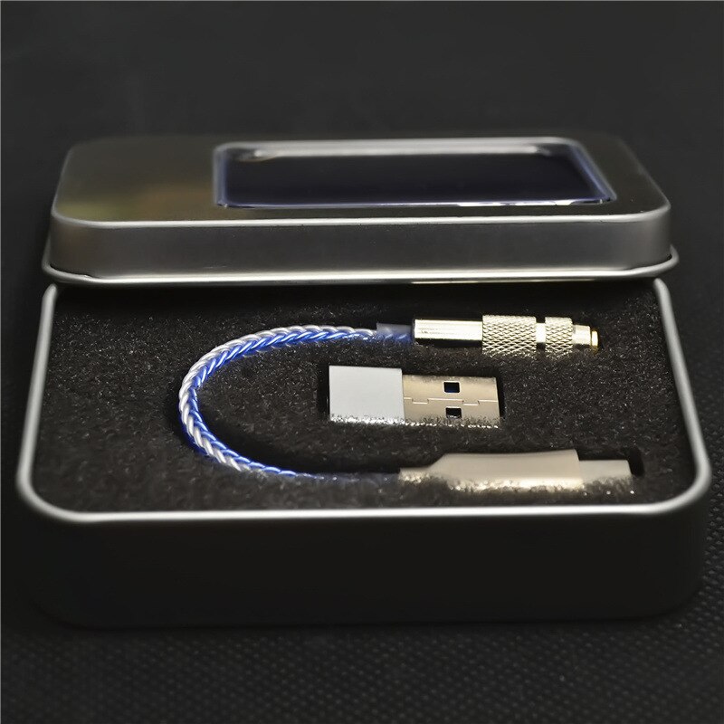 Hi-Res CX31993 USB Type C DAC Headphone Amp Blue With 3.5mm Output SNR128dB PCM 32b/384kHz For Android Windows10 Phone Call