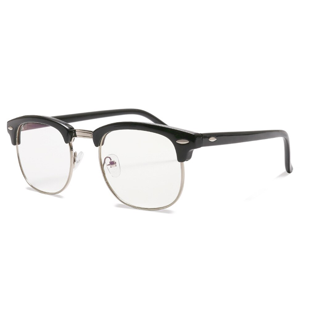 PC Metal Computer Eyeglasses Anti Fatigue Blue Light Men Women Eye Protection Glasses Eyewear: D