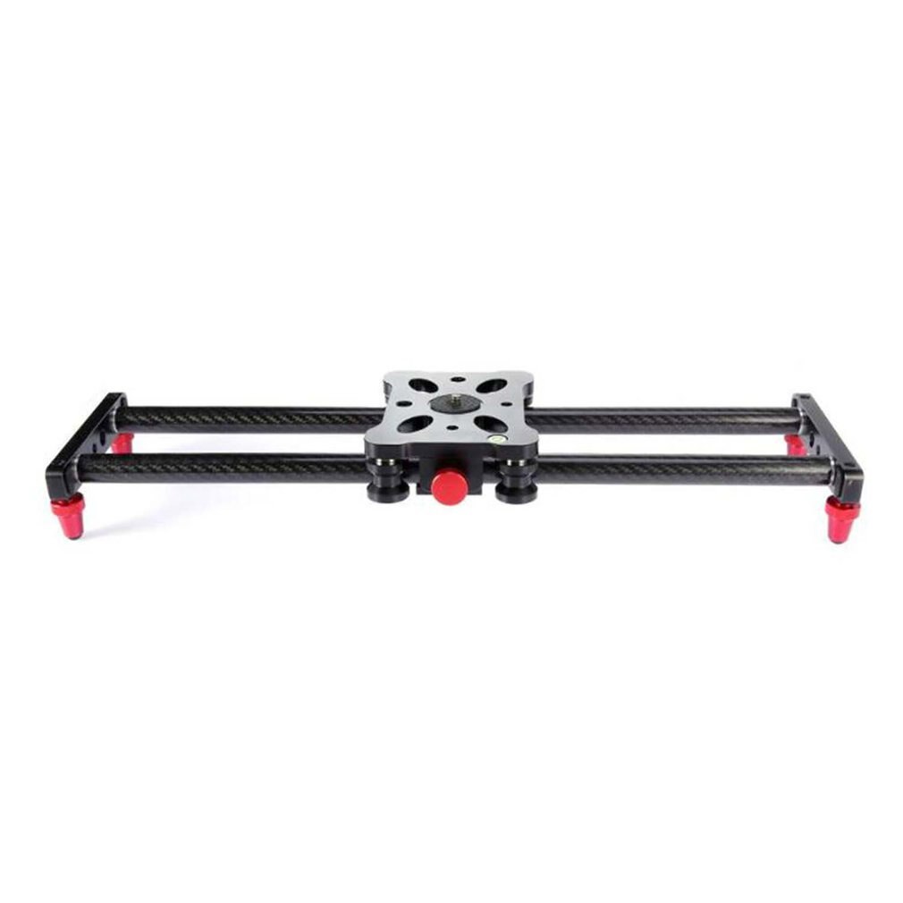 Curseur de piste de caméra en Fiber de carbone 42cm, stabilisateur vidéo DSLR, caméscope sur Rail, avec trous de fixation de vis de 1/4 pouces