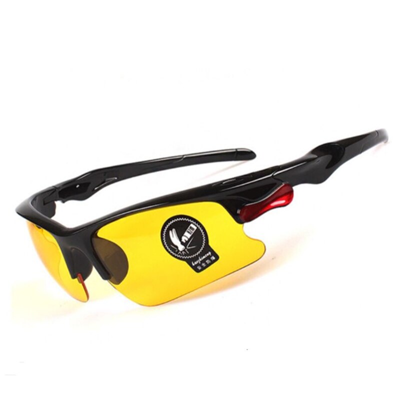 Car Night Vision Driving Glasses Sunglasses Safety Night Driving Glasses Goggles Unisex HD Sun Glasses UV Protection Eyewear: Yellow 02