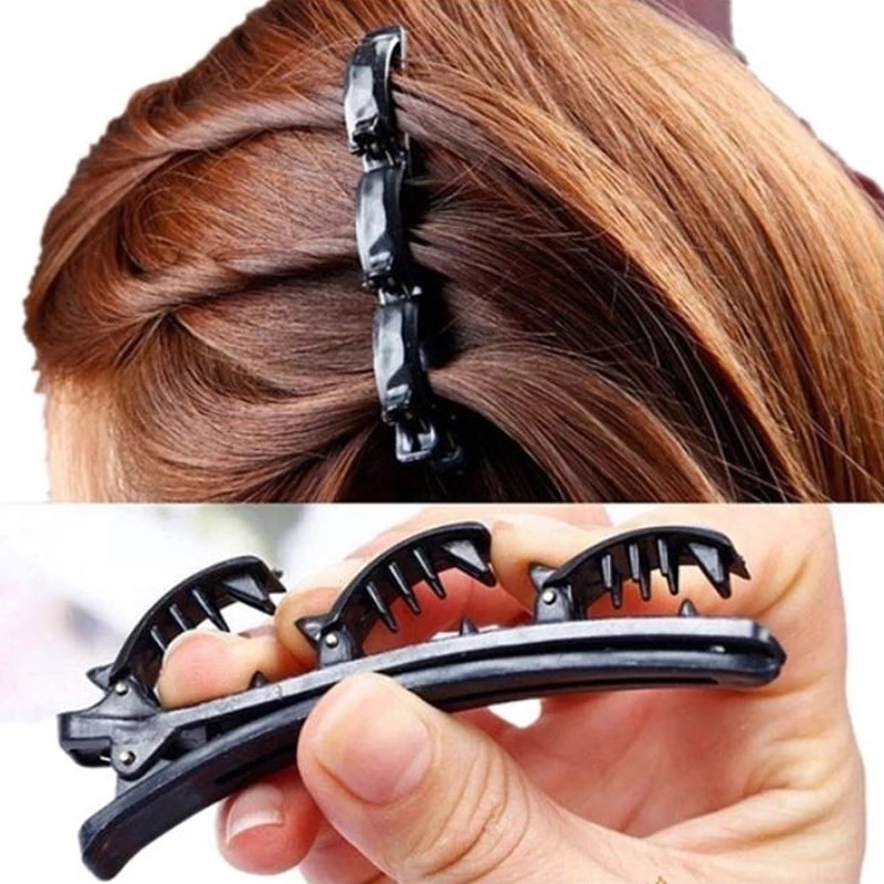 Doppel Schicht Bands Clip Haarbänder Kunststoff Geflochtene Stirnband Punk Neue betroffen Frauen Headwear Haar Zubehör