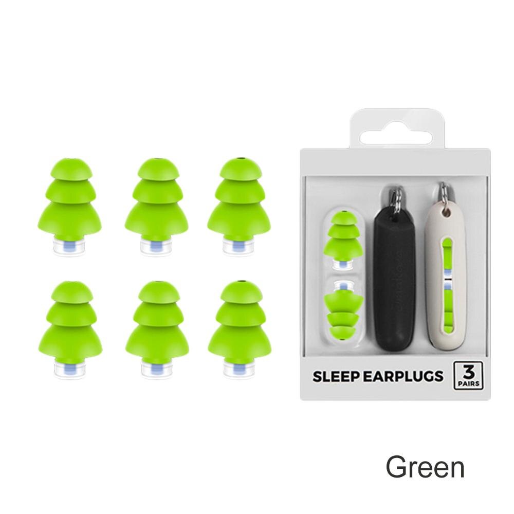 3Pairs Soft Foam Anti-noise Ear Plugs Sound Insulation Protection Earplugs for Reading Sleeping Travel Noise Reduction Earplug: Reseda