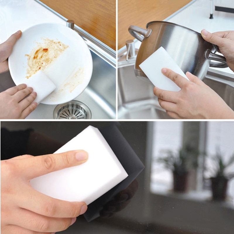 Éponge de nettoyage magique Nano | Éponge de cuisine compressée, gomme à mélamine, outils de nettoyage multifonctionnels 20 pièces/lot