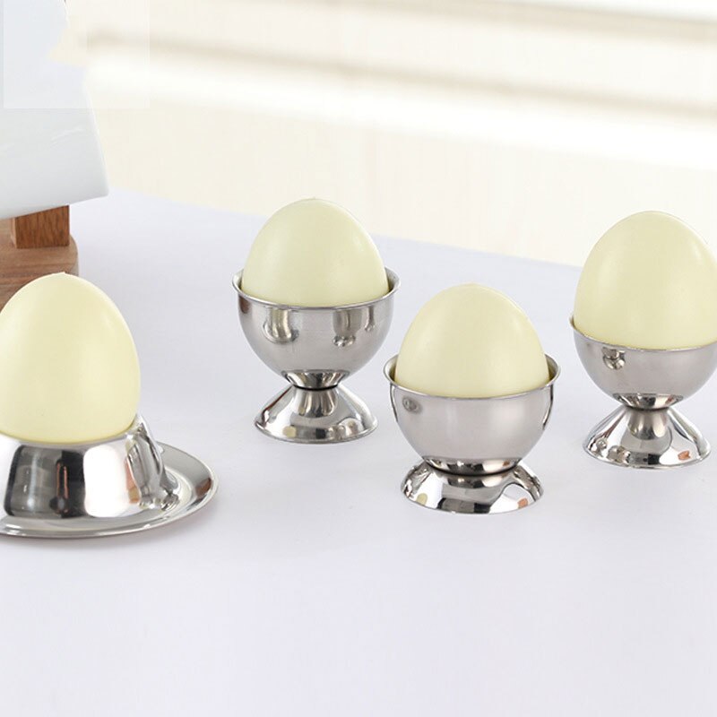 Copa de huevo de bandeja de huevos de acero inoxidable suave tazas para huevos hervidos soporte lavavajillas SP99
