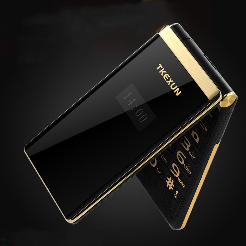 Téléphone Mobile Unicom 4G à clapet vieil homme avec des mots forts réseau 3G4G vieux téléphone portable TKEXUN/ Tianke nouvelles