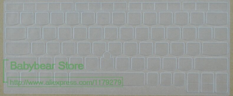Silicone Keyboard Cover Keyboard Protector For Lenovo Thinkpad Yoga 370 380 X390 / Thinkpad L13 yoga 13 13.3 inch: transparent