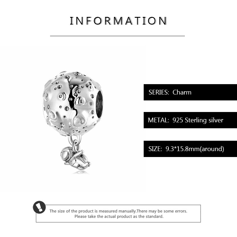 100% 925 Sterling Zilver Parachute Pilot Charm Metalen Kralen Past Europese Zilveren Bedels Armband Fijne Sieraden